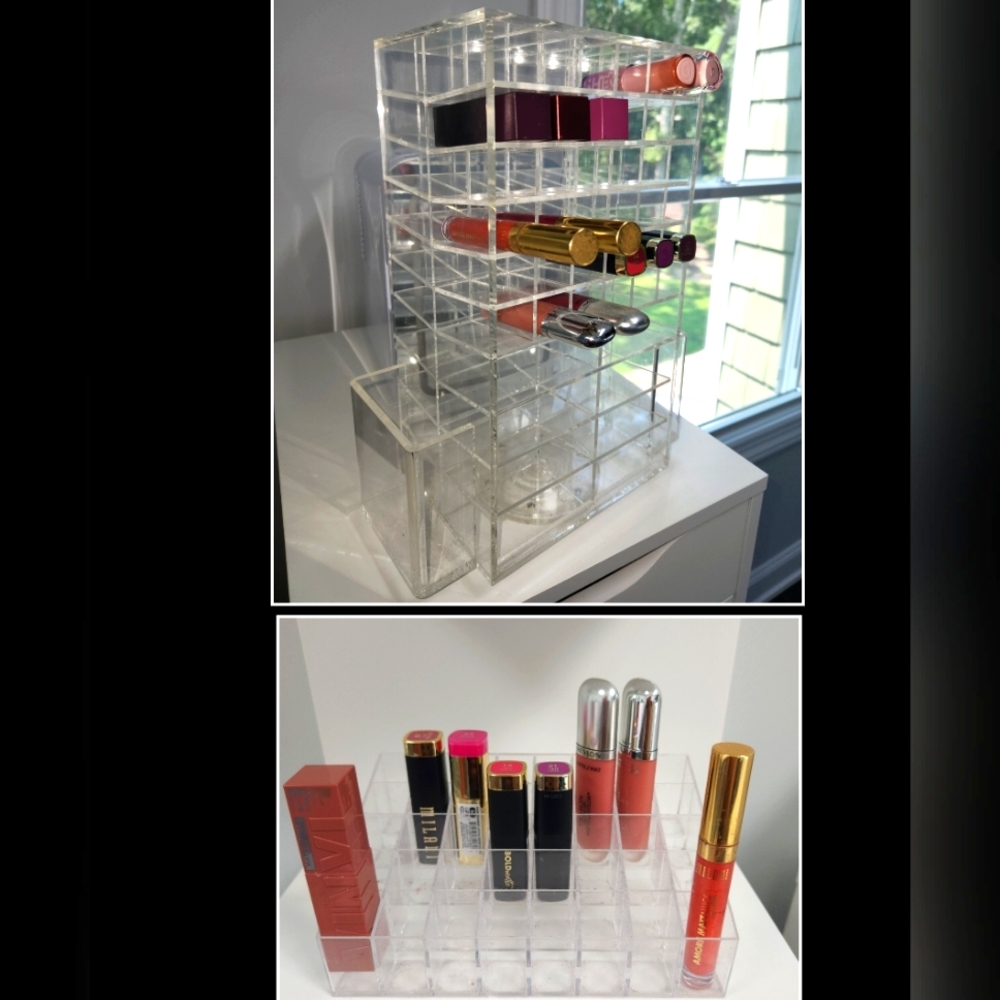 2 Acrylic Lipstick Organizers